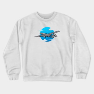 Bayraktar Drone in the Sky Crewneck Sweatshirt